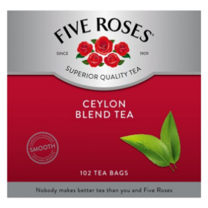 Tea 5 Roses Tagless Bags 100`s