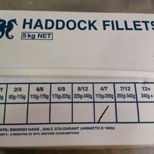 Haddock Fillets 5Kg