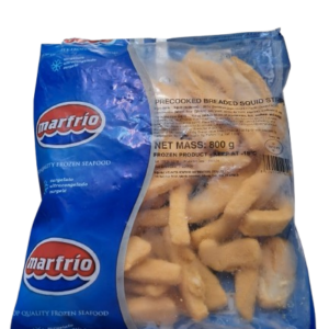 Calamari Strips Crumbed 800g