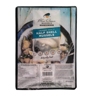Mussels Garlic Half Shell 500G