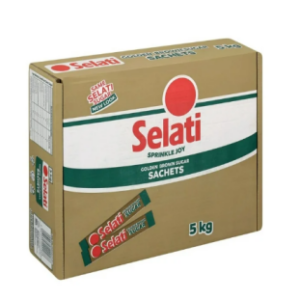 Sugar Tubes Brown (1000x5g) Selati