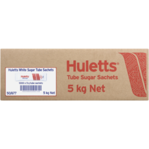 Sugar Tubes White (1000 X 5g) Huletts
